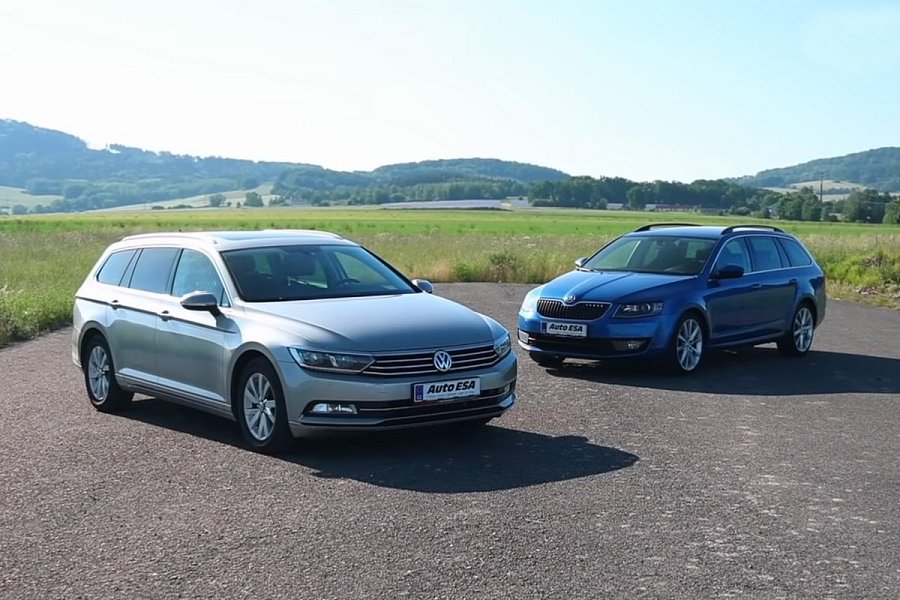 Test: Škoda Octavia Kombi vs Volkswagen Passat Variant